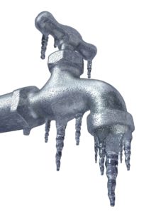 Outdoor Frozen Faucets Cause Burst Pipes